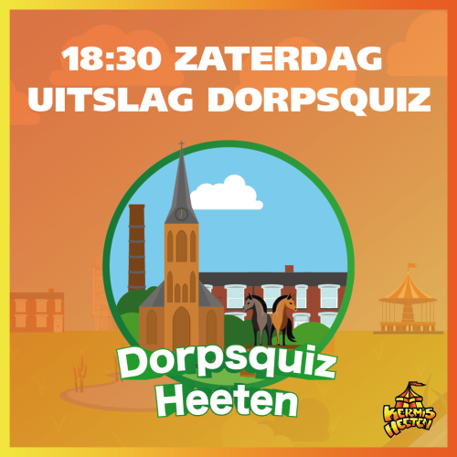 Zaterdag: Uitslag Dorpsquiz